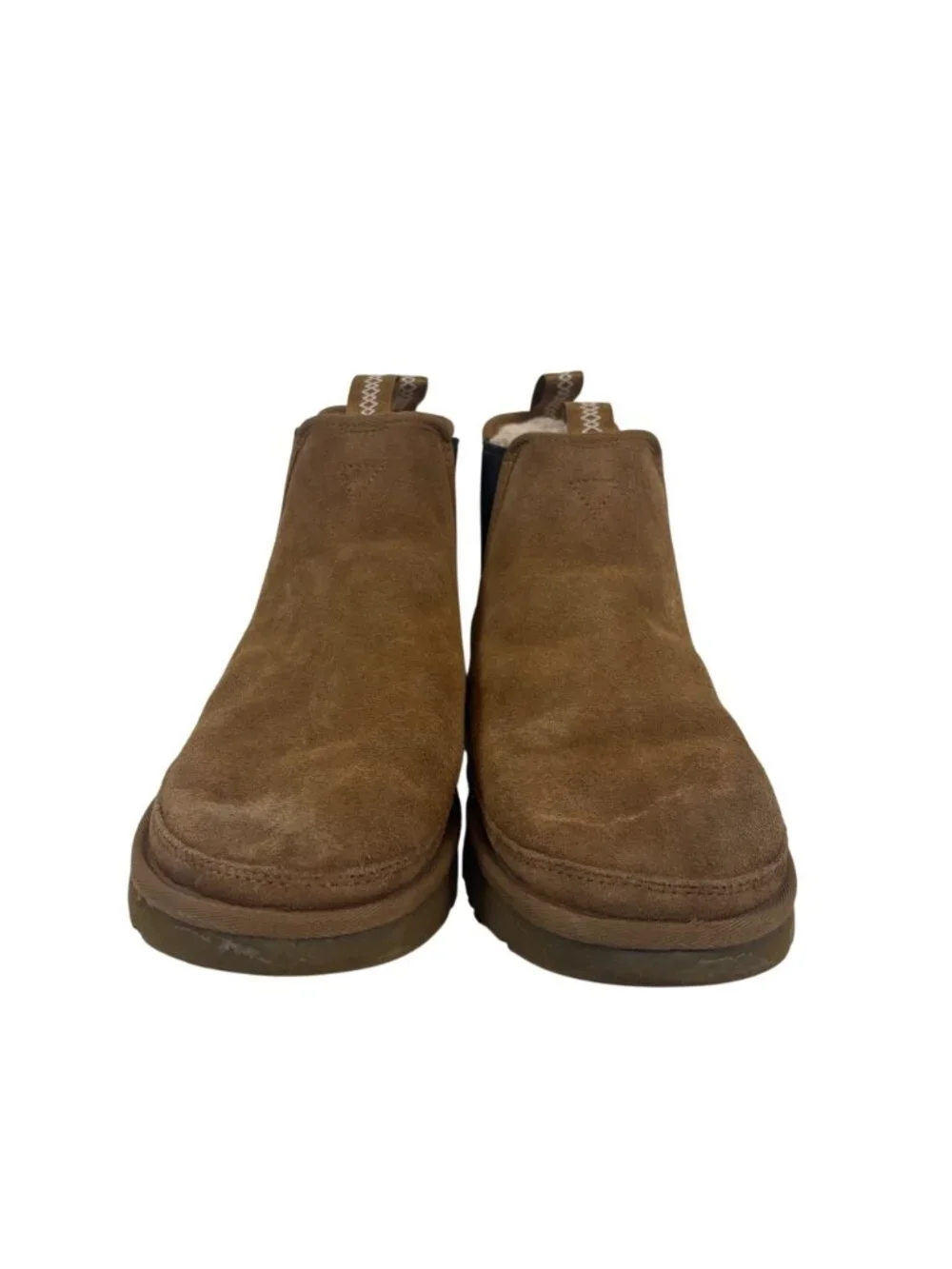 UGG Neumel Chelsea Boots Mens Size 11 Chestnut Brown Suede Slip On